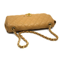 Chanel East West Pelle Marrone