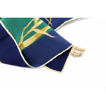 Ferragamo Foulard Seta Blu