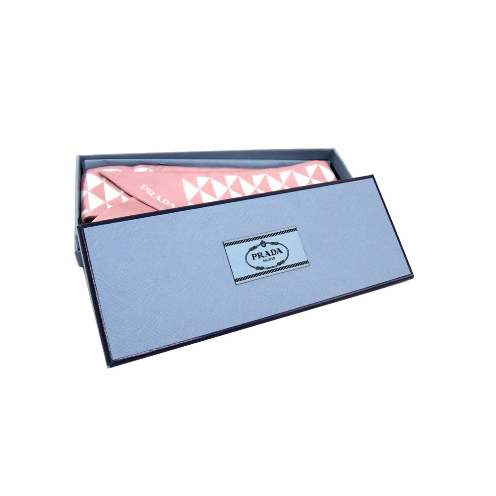 Prada Twilly Seta Rosa e Bianco