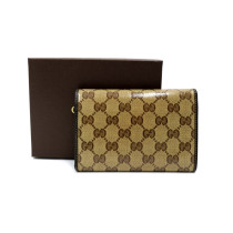 Gucci Portafoglio Crystal GG Beige