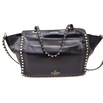 Valentino Tote Rockstud Pelle Nera