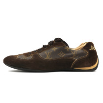 Louis Vuitton Sneakers Camoscio Marrone