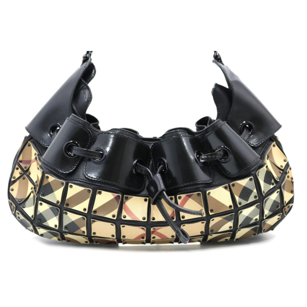 Burberry Hobo Pelle Nera e Check