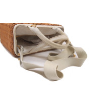 Prada Shopping Midollino Beige