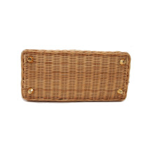 Prada Shopping Midollino Beige