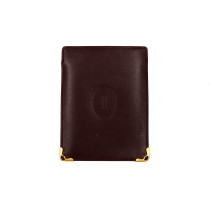 Cartier Portacarte Pelle Borgogna