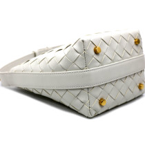 Bottega Veneta Hand Bag Pelle Bianca
