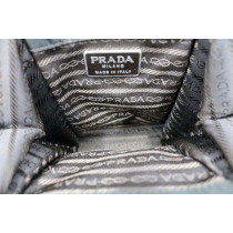 Prada Pochette Tela Marrone