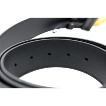 Gucci Cintura GG Buckis Pelle Nera