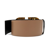 Valentino Cintura Reversibile Pelle Rosa Cipria/Nera