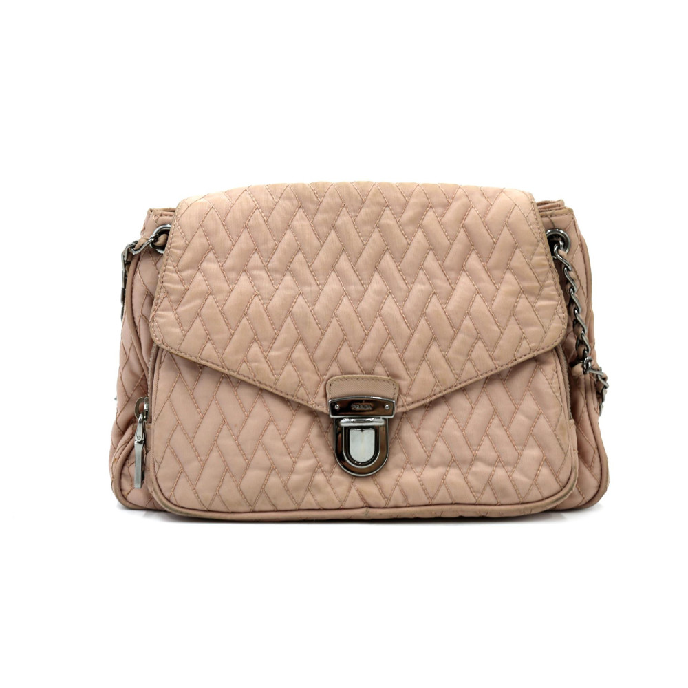 Prada Push Lock Evelope Nylon Rosa