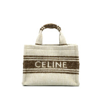 Celine Cabas Tela Beige