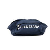 Balenciaga Marsupio Nylon Blu