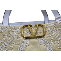Valentino Shopping Lino Beige