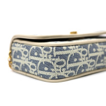 Dior Pochette Miss Caro Tela Azzurra