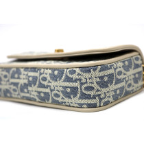 Dior Pochette Miss Caro Tela Azzurra