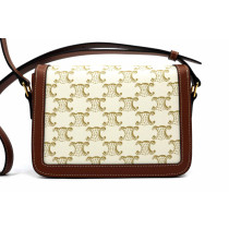 Celine Teen Triomphe Tela Panna