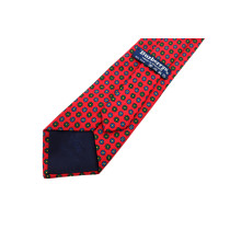 Burberry Cravatta Seta Rossa