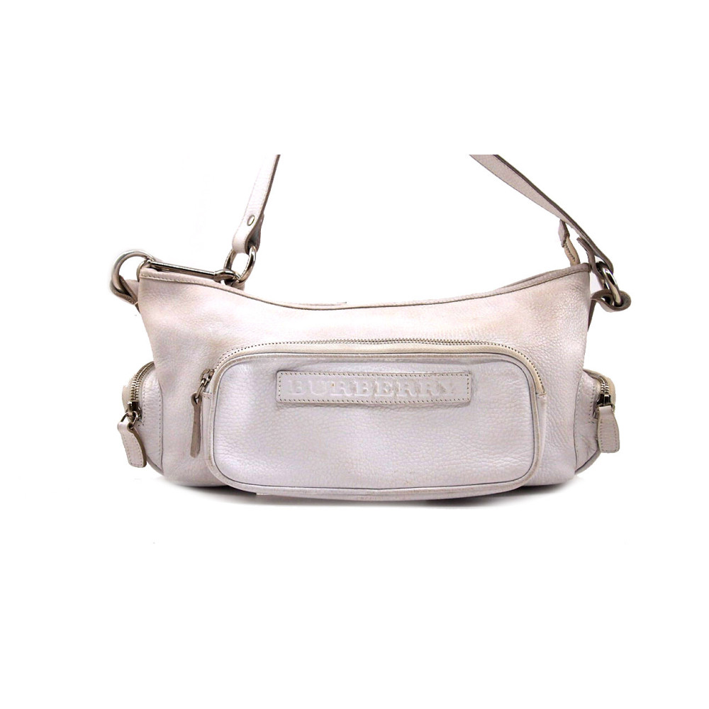 Burberry Shopping Pelle Bianca