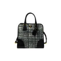 Prada Tote Bag Tweed Bianco e Nero