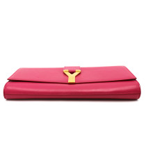 Saint Laurent Pochette Pelle Rosa
