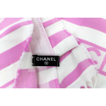 Chanel Telo Mare Rosa e Bianco