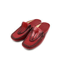 Tod's Ciabatta Pelle Bordeaux