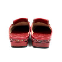 Tod's Ciabatta Pelle Bordeaux