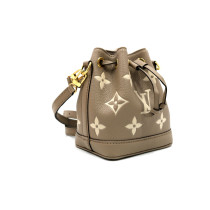 Louis Vuitton Nano Noè Empreinte Beige