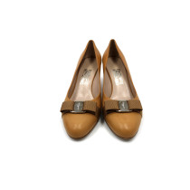 Ferragamo Decollete Pelle Beige