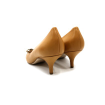 Ferragamo Decollete Pelle Beige