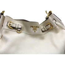 Prada Shopping Pelle Panna