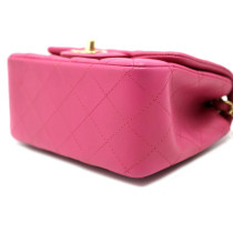 Chanel Mini Square Pelle Rosa