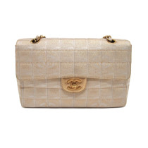 Chanel Media Tessuto Oro