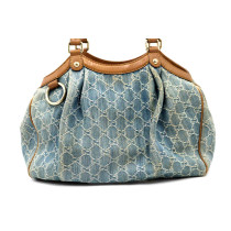 Gucci Shopping Denim Blu