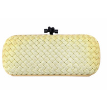 Bottega Veneta Clutch Raso Beige