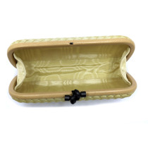 Bottega Veneta Clutch Raso Beige