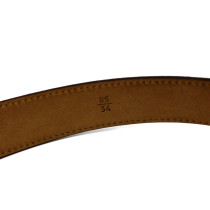 Prada Cintura Gioiello Pelle Scamosciata Marrone