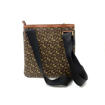 Burberry Tracolla Monogramma Pelle Marrone