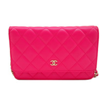 Chanel Woc Timeless Chain Pelle Fucsia