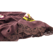 Dior Gonna Lana e Poliamide Marrone