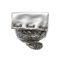 Chanel Shopping Pelle Argento