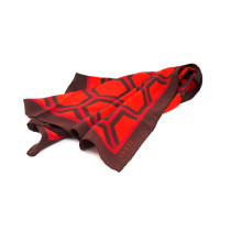 Gucci Foulard Seta Rossa e Marrone