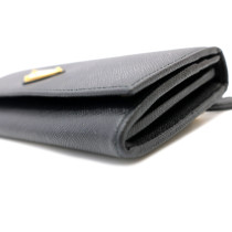 Prada Portafoglio Pelle Nera