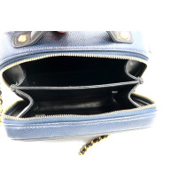 Chanel Tracollina Filigree Pelle Blu