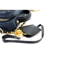 Chanel Tracollina Filigree Pelle Blu