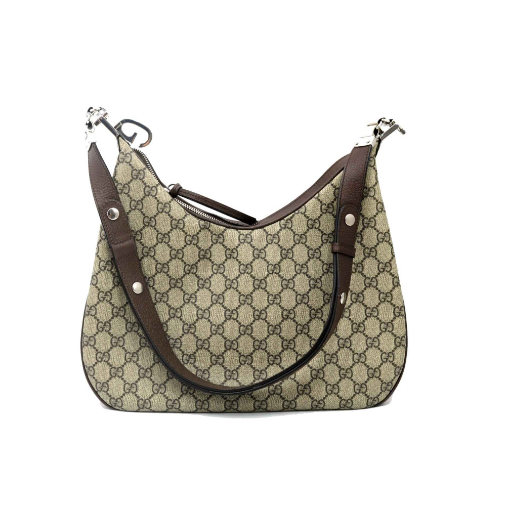Gucci Borsa a Spalla Attache GG Beige