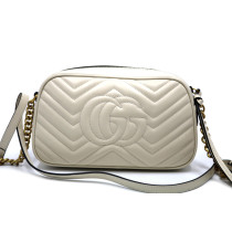 Gucci Camera Bag Pelle Bianca