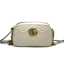 Gucci Camera Bag Pelle Bianca