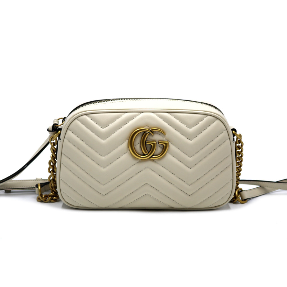 Gucci Camera Bag Pelle Bianca